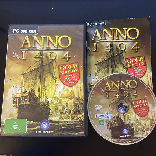 Anno 1404 Gold Edition PC CDROM Game Windows XP Vista 7 8 10
