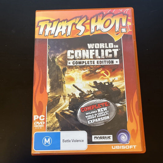 World in Conflict: Complete Edition (PC Windows XP/7 DVD-ROM, 2009)