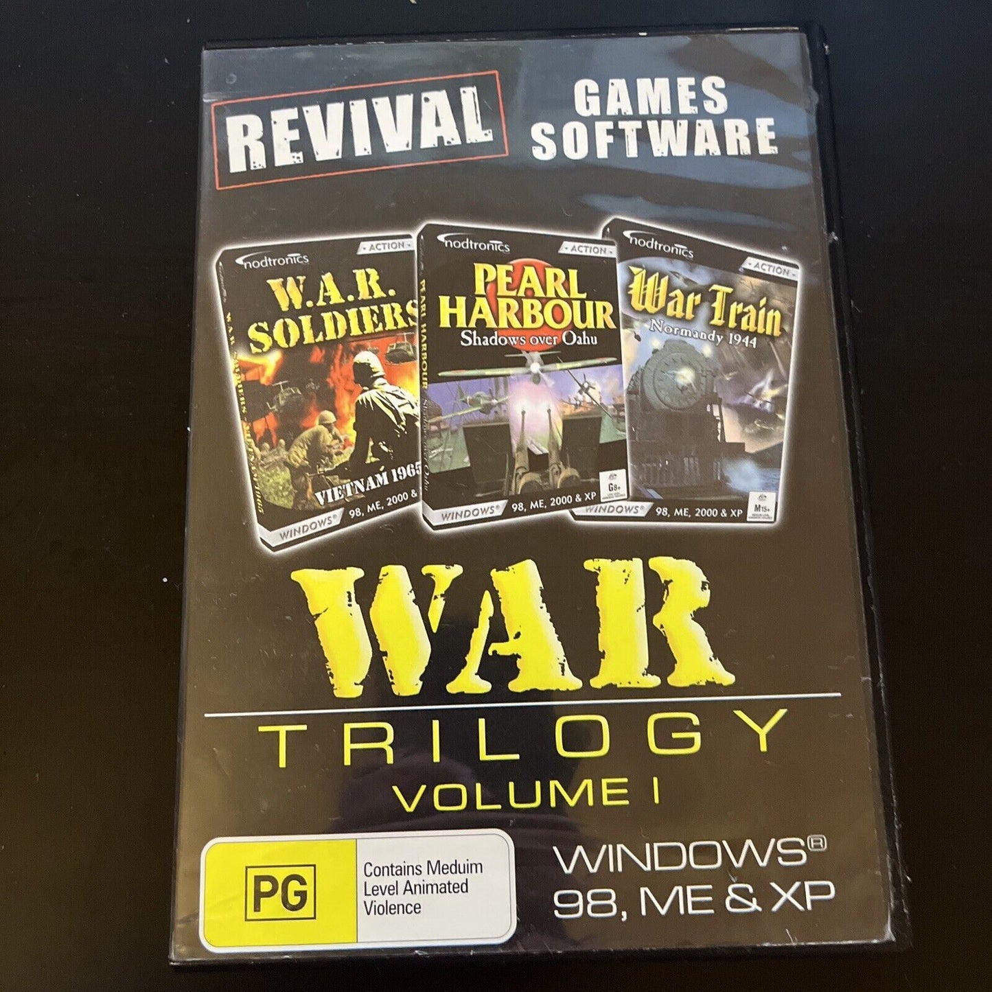 Eureka War Trilogy Vol 1 - Pearl Harbour / War Soldiers / War Train PC CDROM