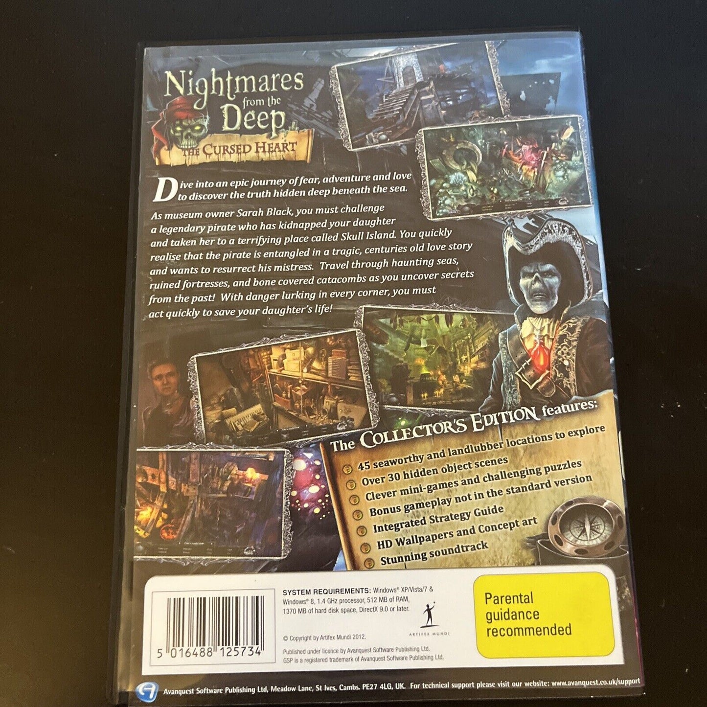 Nightmares From The Deep - The Cursed Heart Collectors Edition PC Hidden Object