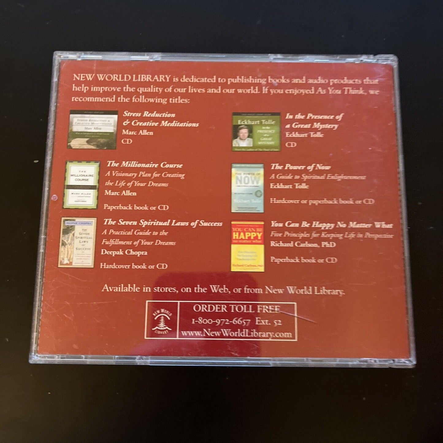 As You Think by James Allen (CD Audiobook, 1998)