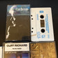 5x Cliff Richard Cassette Tape: The Album, Nearly Famous, I'm no Hero, Stronger