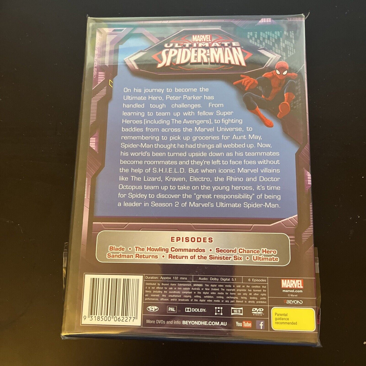 Ultimate Spider-Man - Super Villains Unleashed (DVD, 2014) Region 4