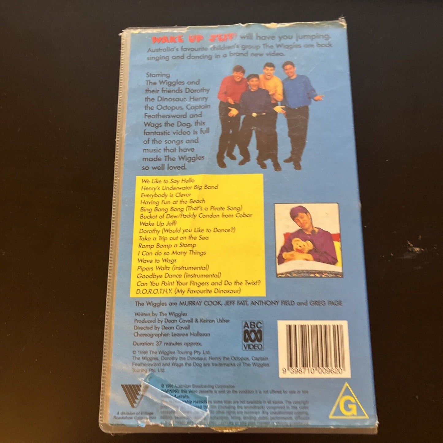 The Wiggles Wake Up Jeff (VHS, 1996) PAL