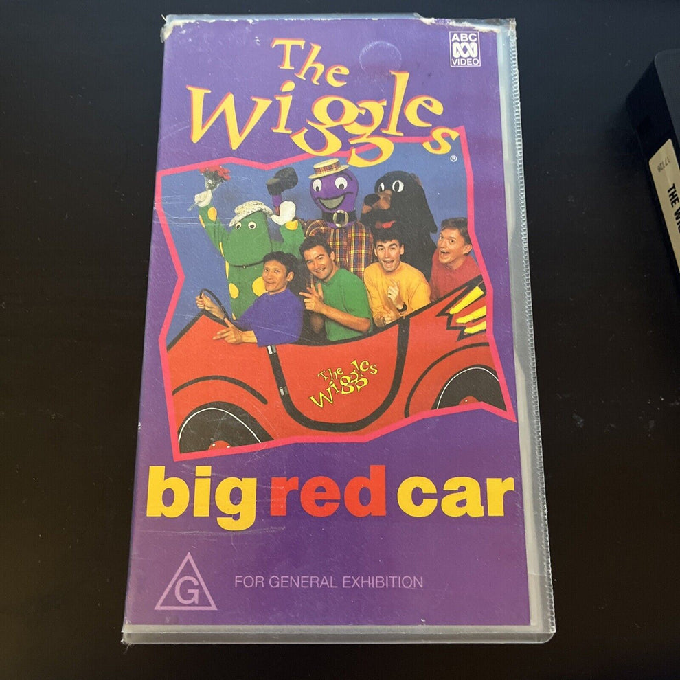 The Wiggles Big Red Car VHS Video Tape 1995 Childrens Kids TV Show Vin ...