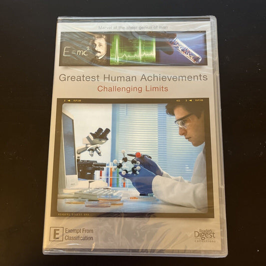 *New Sealed* Greatest Human Achievements - Challenging Limits (DVD) ALL Regions