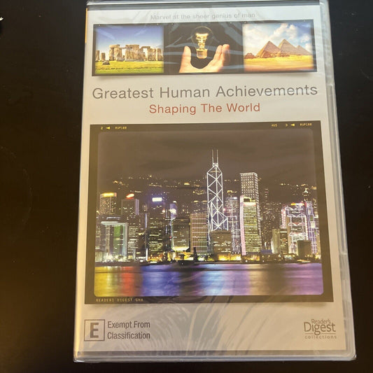 *New Sealed* Greatest Human Achievements - Shaping the World (DVD) ALL Regions