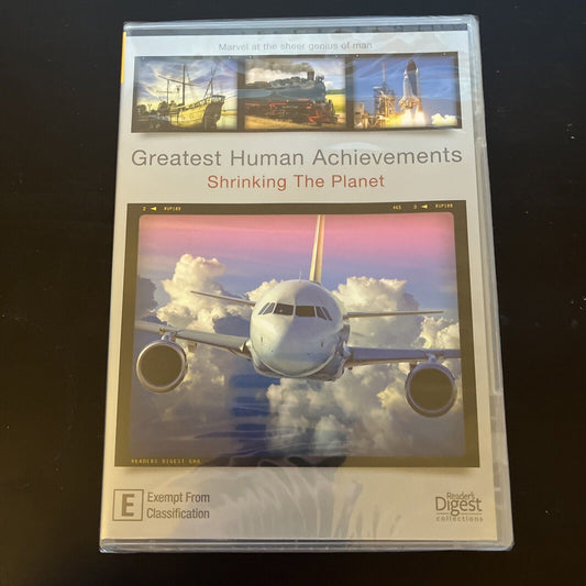 *New Sealed* Greatest Human Achievements - Shrinking the Planet (DVD) ALL Region
