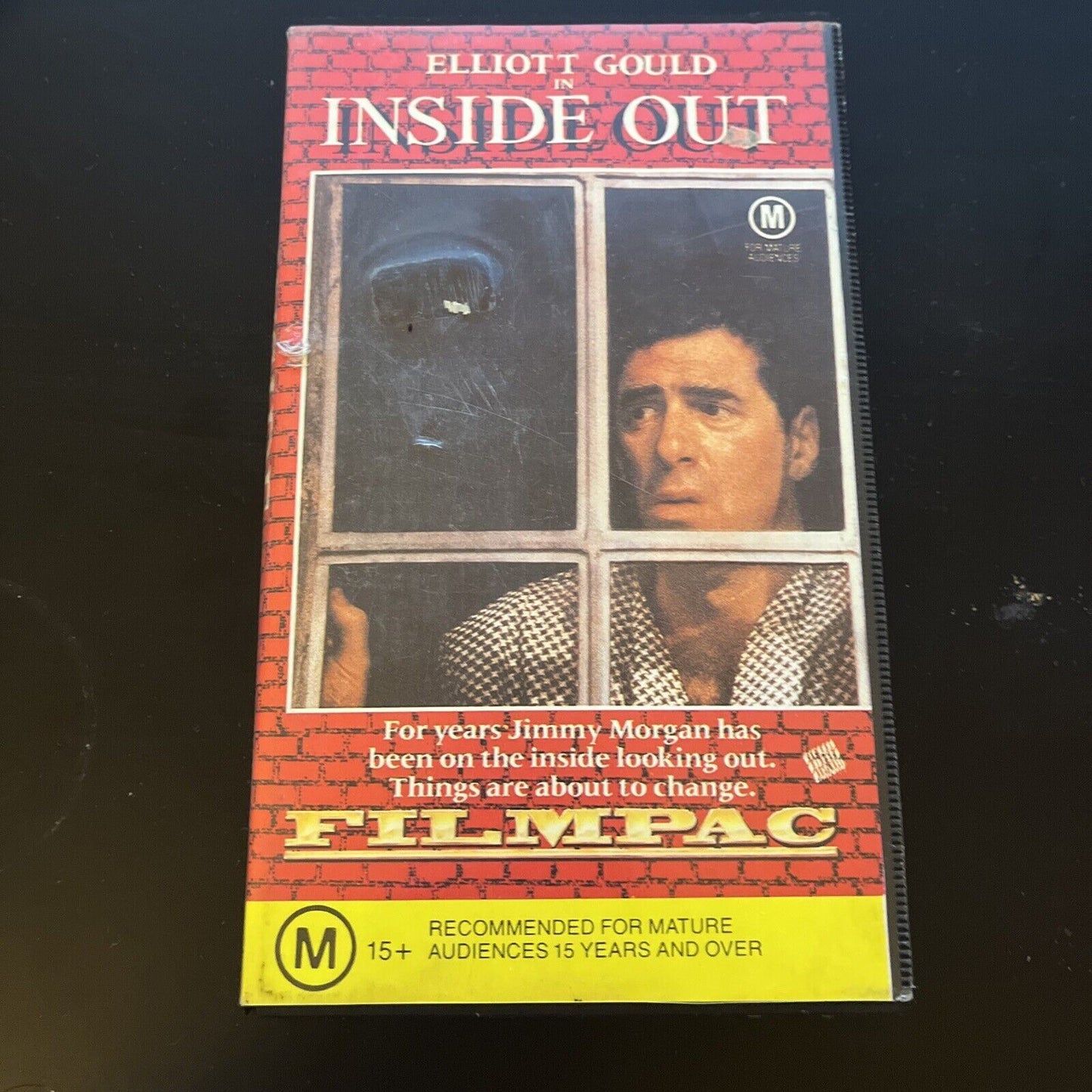 Inside Out (VHS, 1986) Elliott Gould PAL