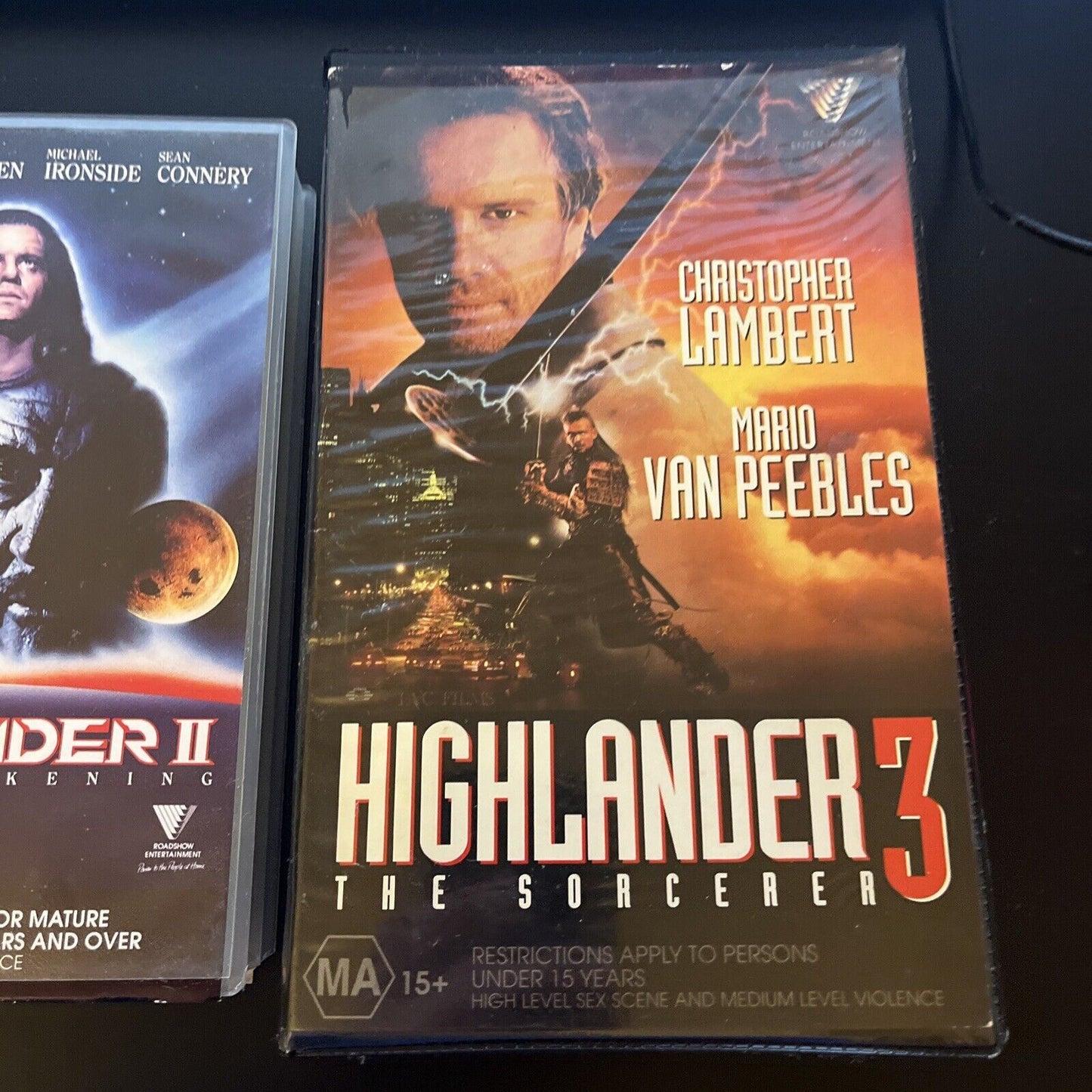 Highlander 2 The Quickening / Highlander 3 The Sorcerer (VHS) PAL