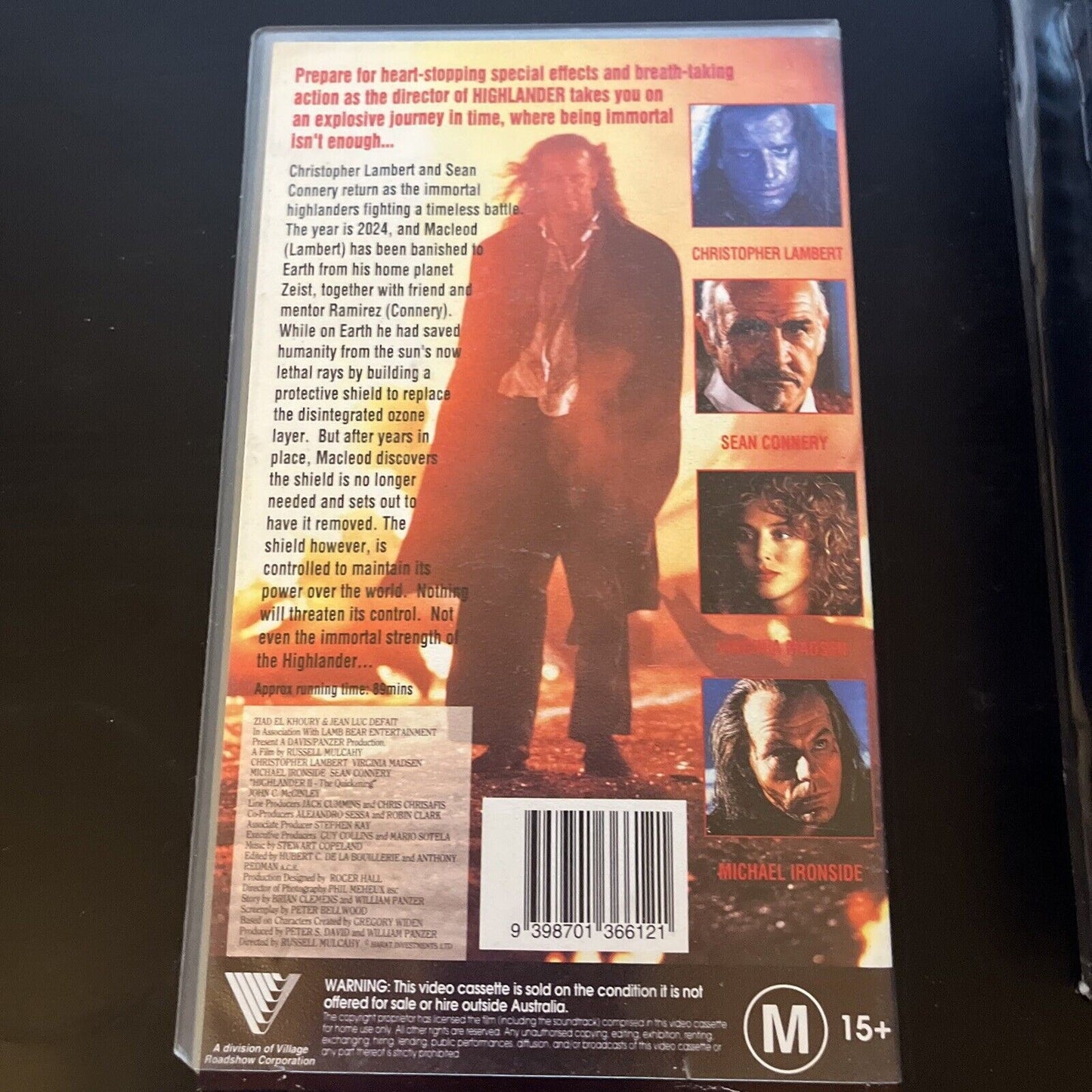 Highlander 2 The Quickening / Highlander 3 The Sorcerer (VHS) PAL