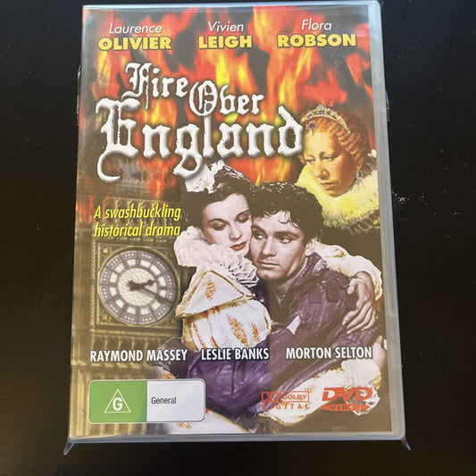 Fire Over England (DVD, 1937) Region Free Laurence Oliver, Vivien Leigh