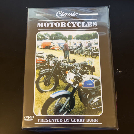 Classic Motorcycles - Presented By Gerry Burr (DVD, 2002) All Regions