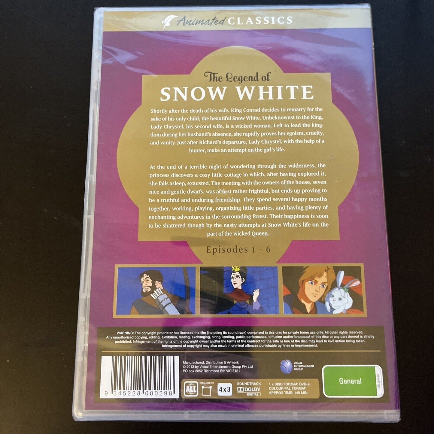 *New Sealed* The Legend Of Snow White - Vol 1 & 2 (DVD) NEW All Regions