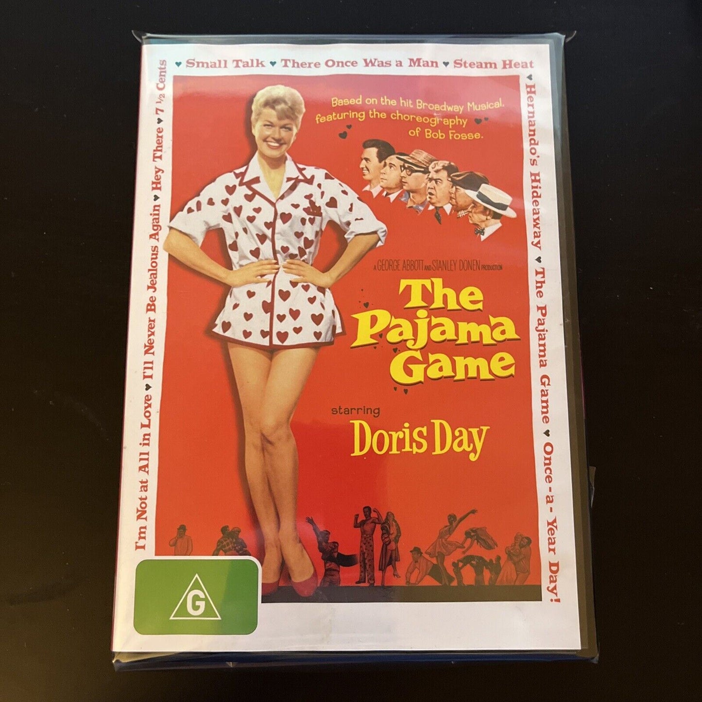 The Pajama Game (DVD, 1957) Doris Day, John Raitt, Carol Haney, NEW Region 4