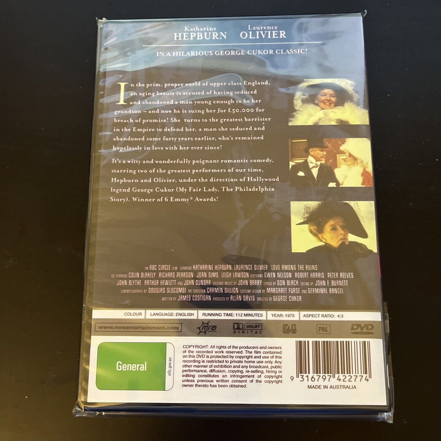 Love Among The Ruins (DVD, 1975) Katharine Hepburn, Laurence Olivier Region 4