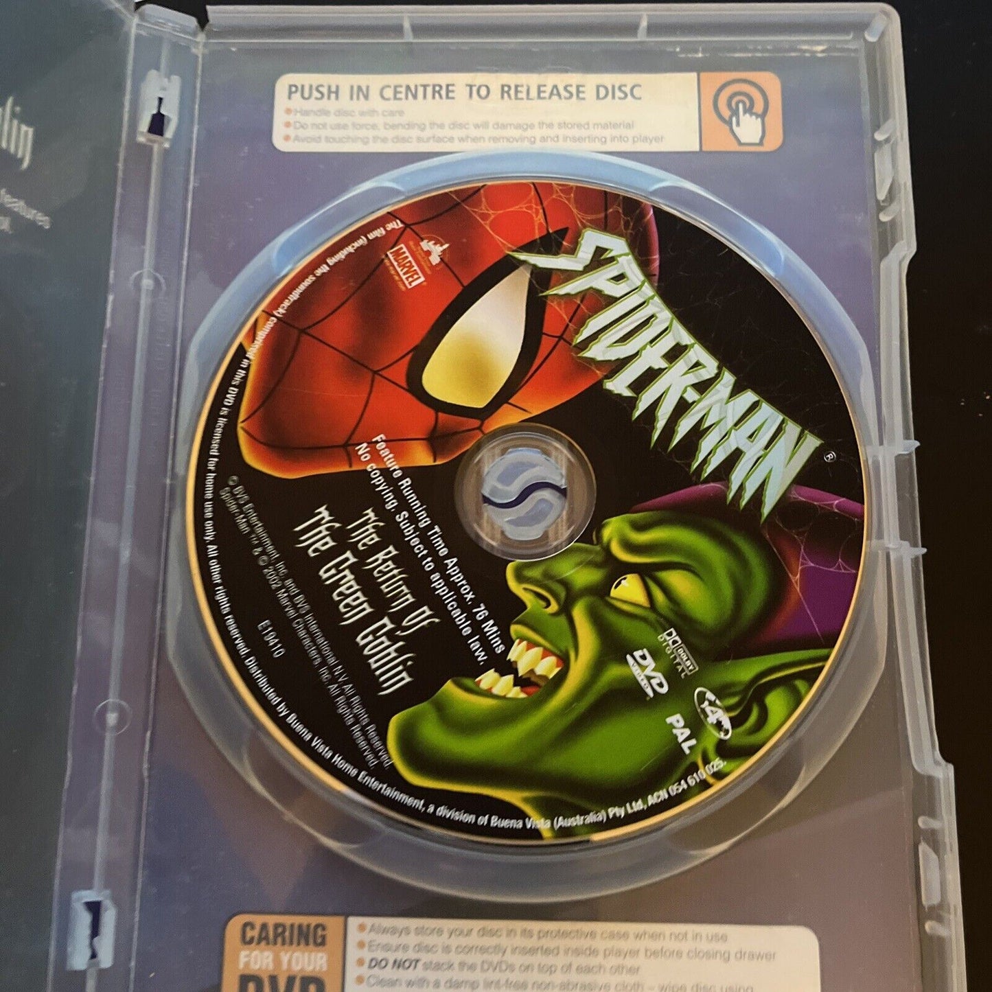 Spiderman - The Return Of The Green Goblin (DVD, 2002) Region 4