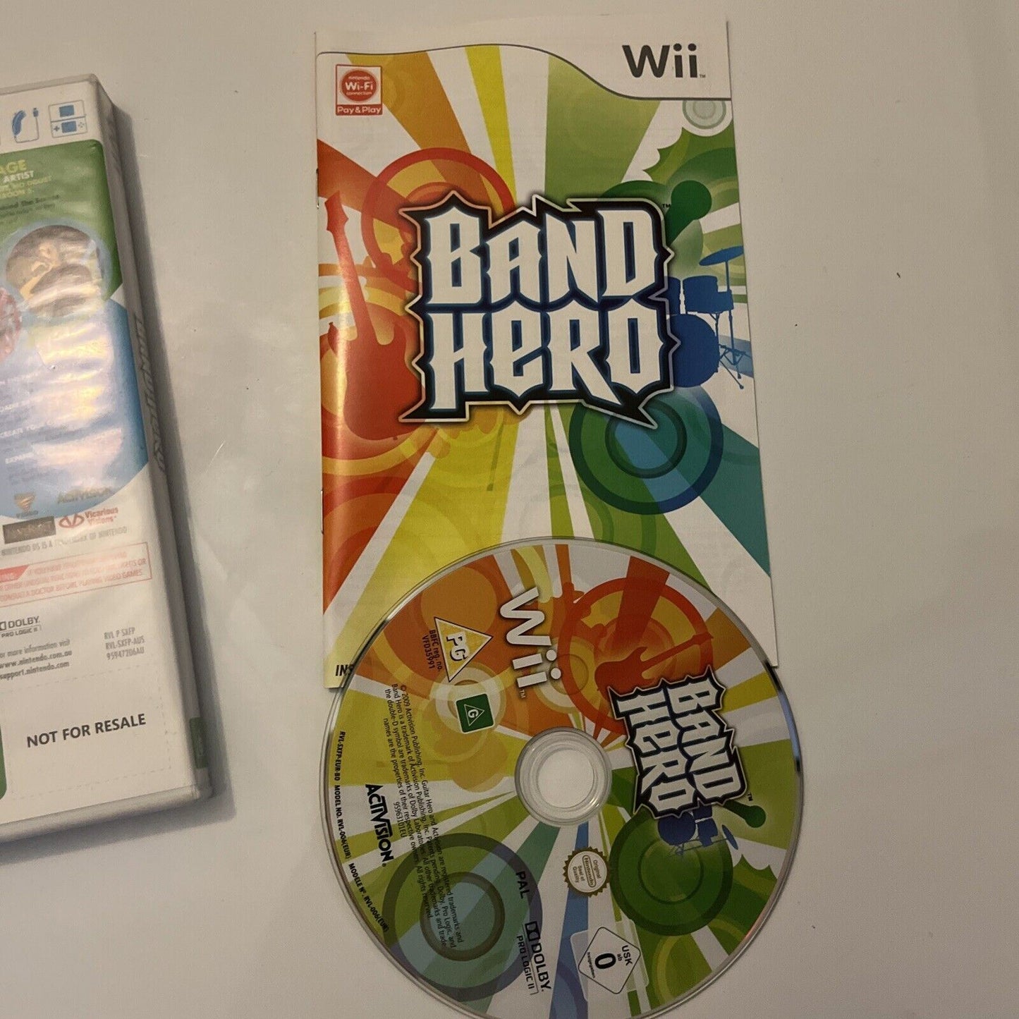 Band Hero Nintendo Wii With Manual  PAL