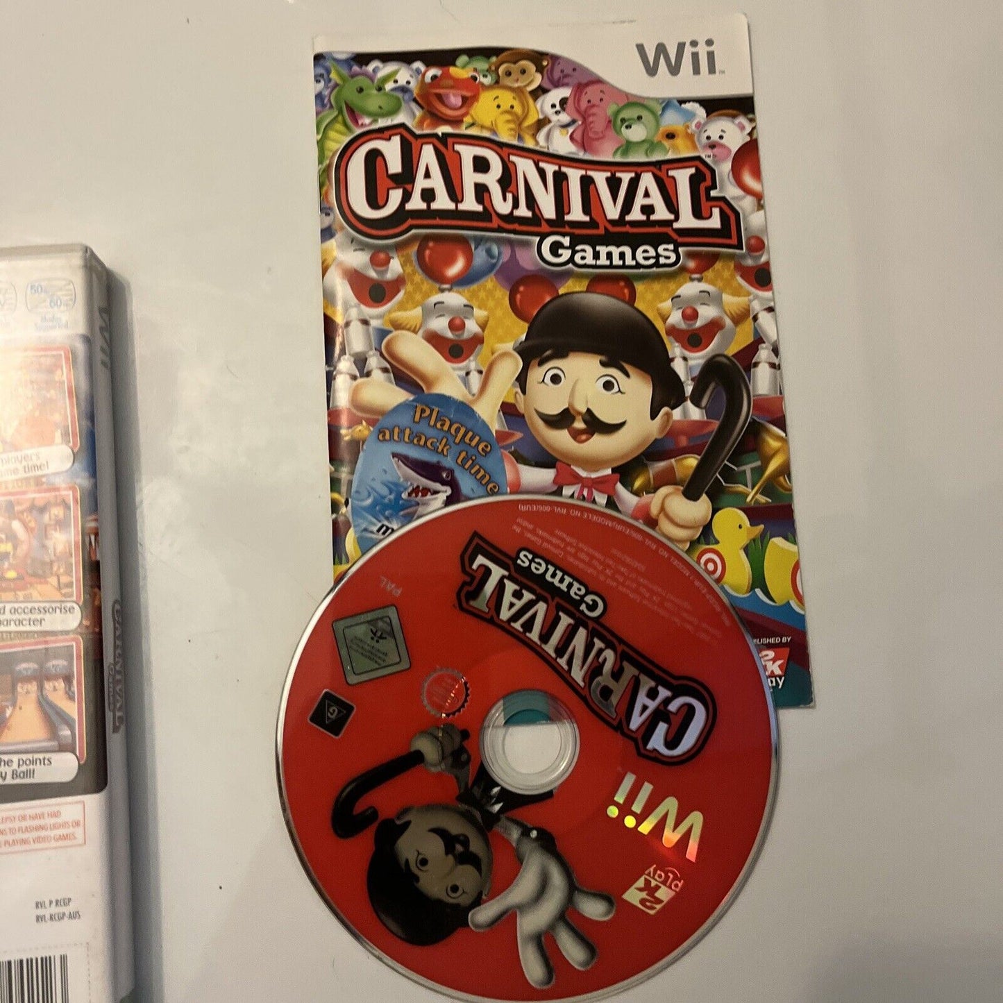 Carnival Games - Nintendo Wii (Wii U) - Complete with Manual PAL