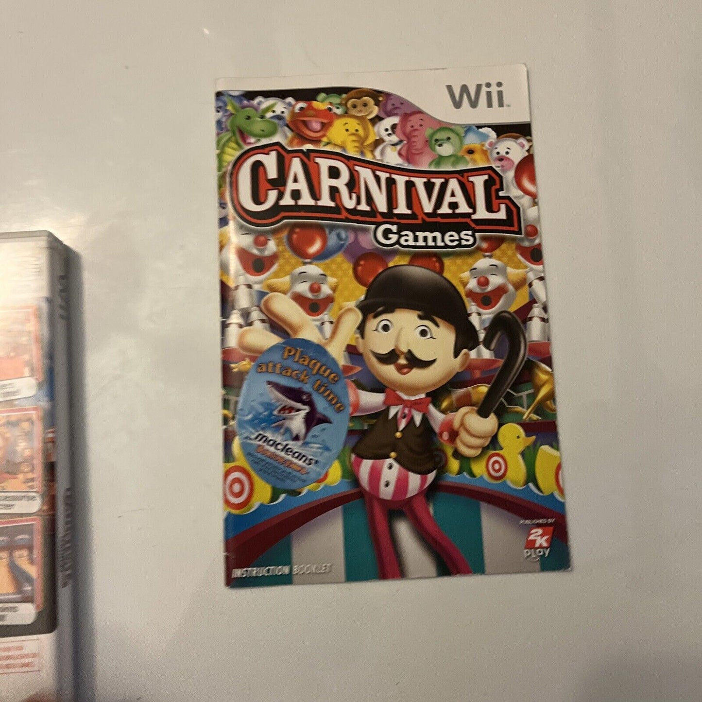 Carnival Games - Nintendo Wii (Wii U) - Complete with Manual PAL