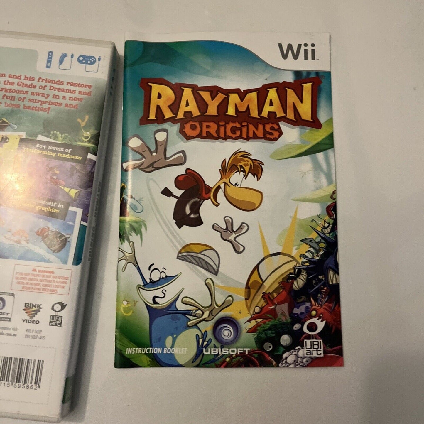 Rayman Origins Nintendo Wii PAL Game With Manual PAL