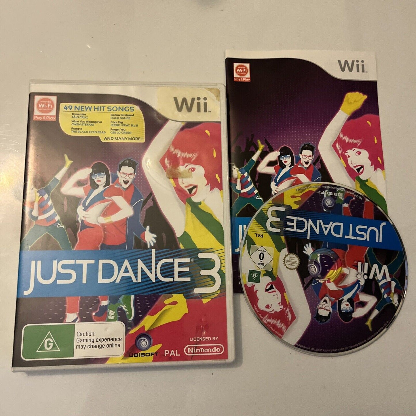 Just Dance 3 - Nintendo Wii - PAL - Complete with Manual