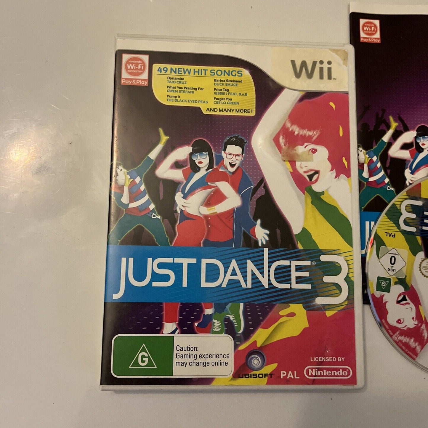 Just Dance 3 - Nintendo Wii - PAL - Complete with Manual