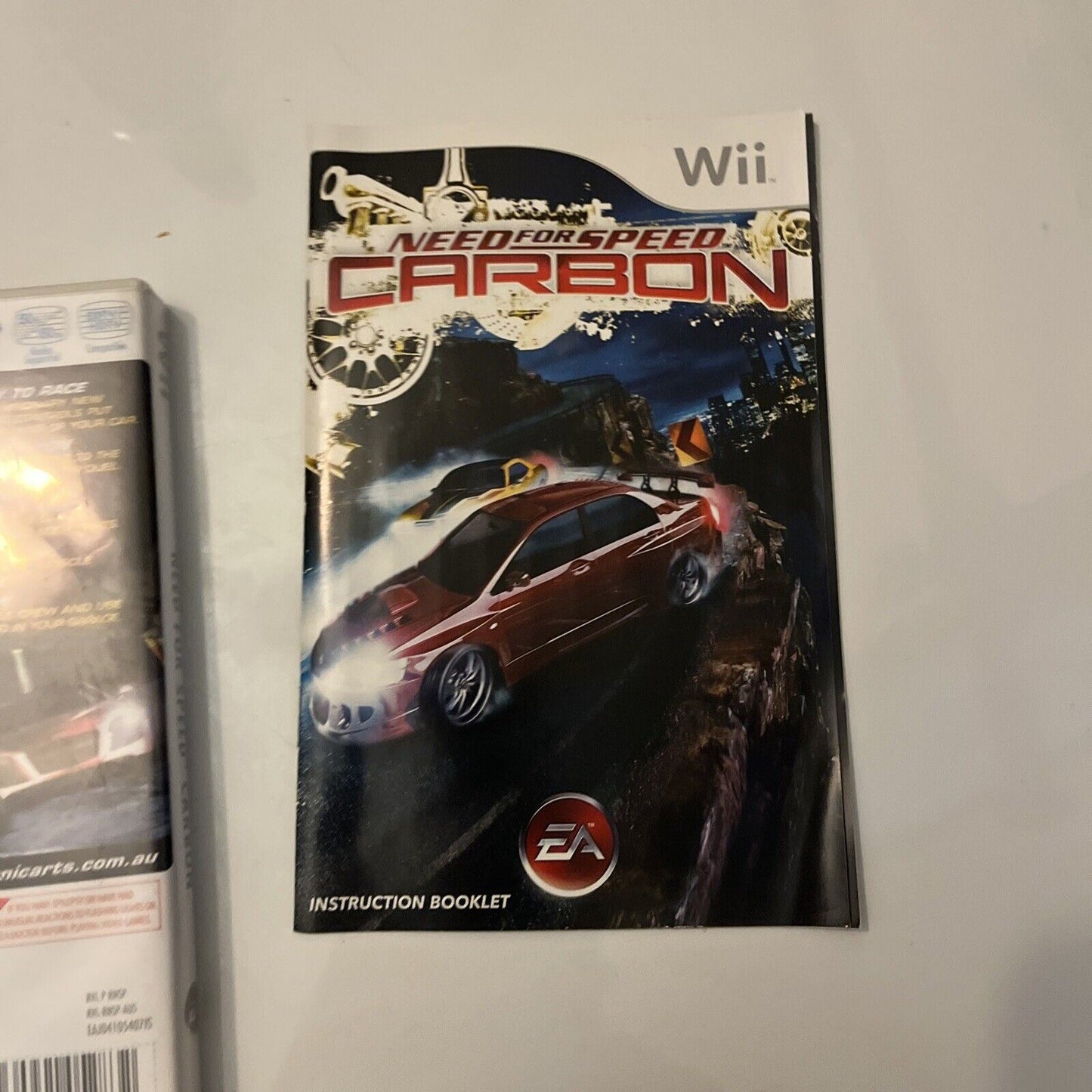 Need for Speed Carbon (Nintendo Wii, 2006) With Manual PAL