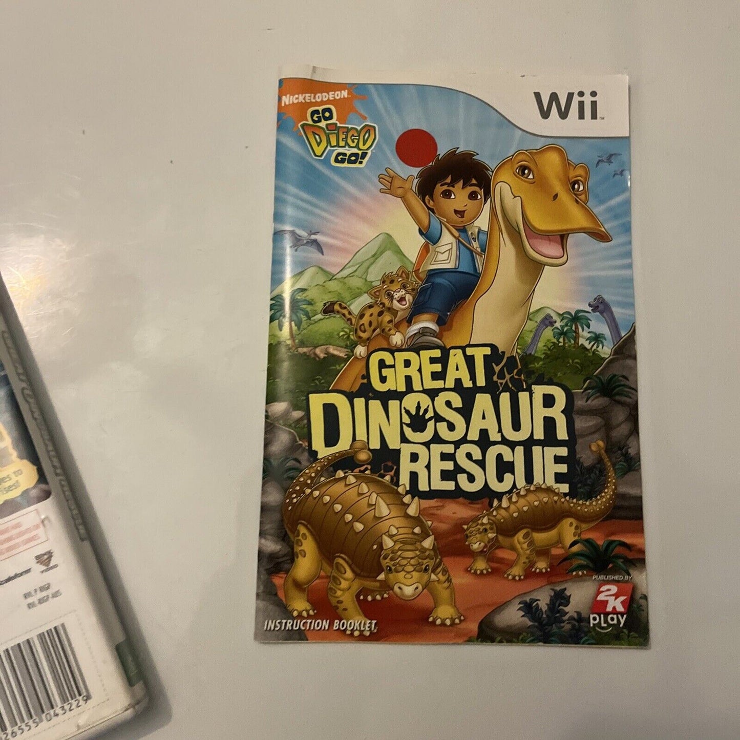 Go Diego Go Great Dinosaur Rescue Nintendo Wii Complete With Manual Pal Game