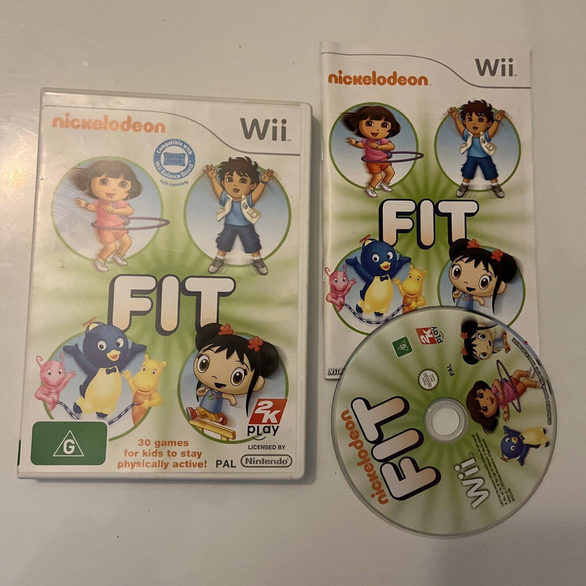 Nick Jr. Fit Nickelodeon Fit Nintendo Wii With Manual PAL – Retro Unit