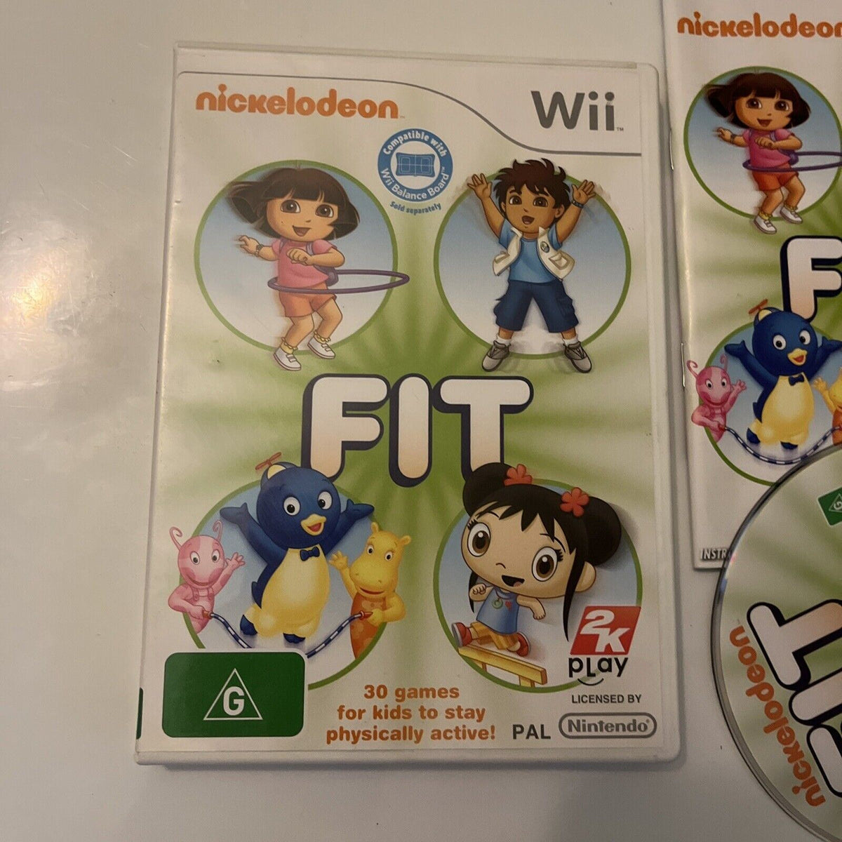 Nick Jr. Fit Nickelodeon Fit Nintendo Wii With Manual PAL – Retro Unit