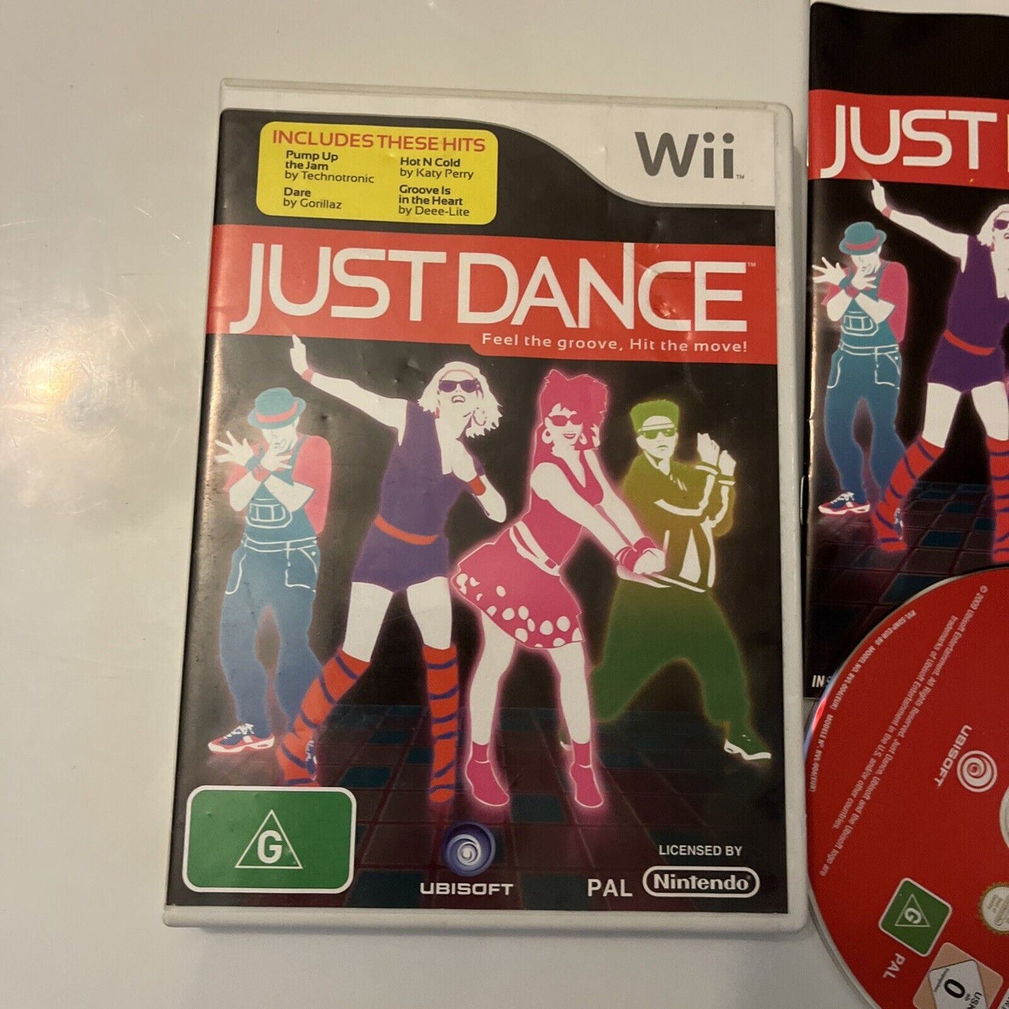 Just Dance (Nintendo Wii, 2009) With Manual PAL