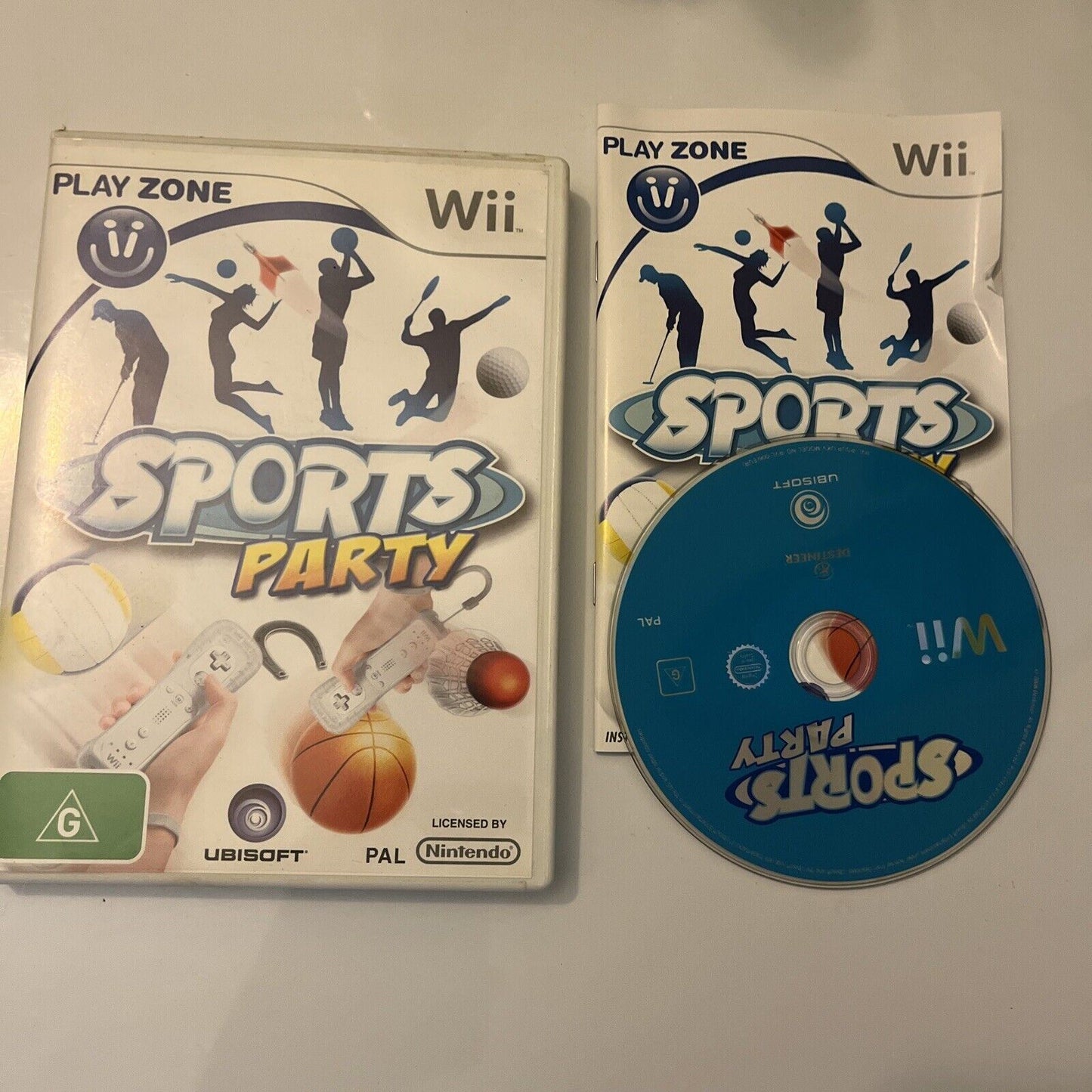 Sports Party Nintendo Wii With Manual PAL Game