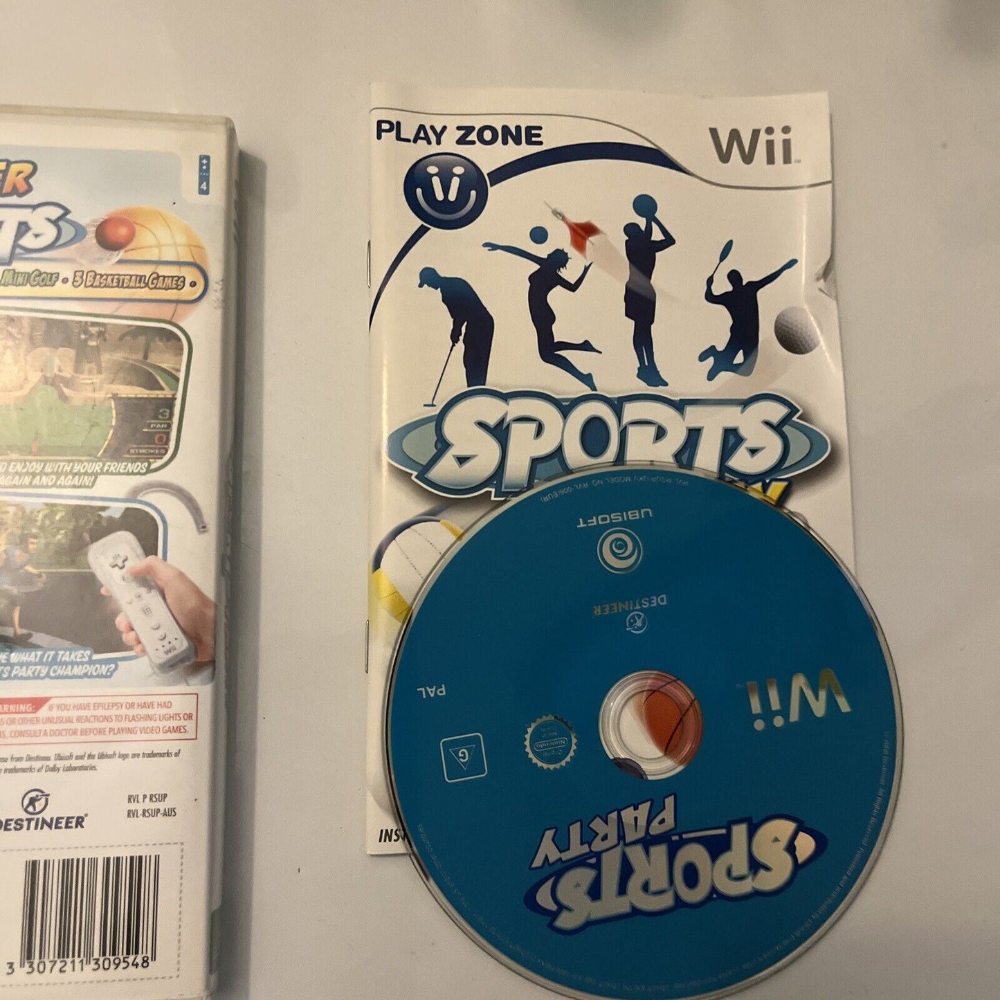 Sports Party Nintendo Wii With Manual PAL Game