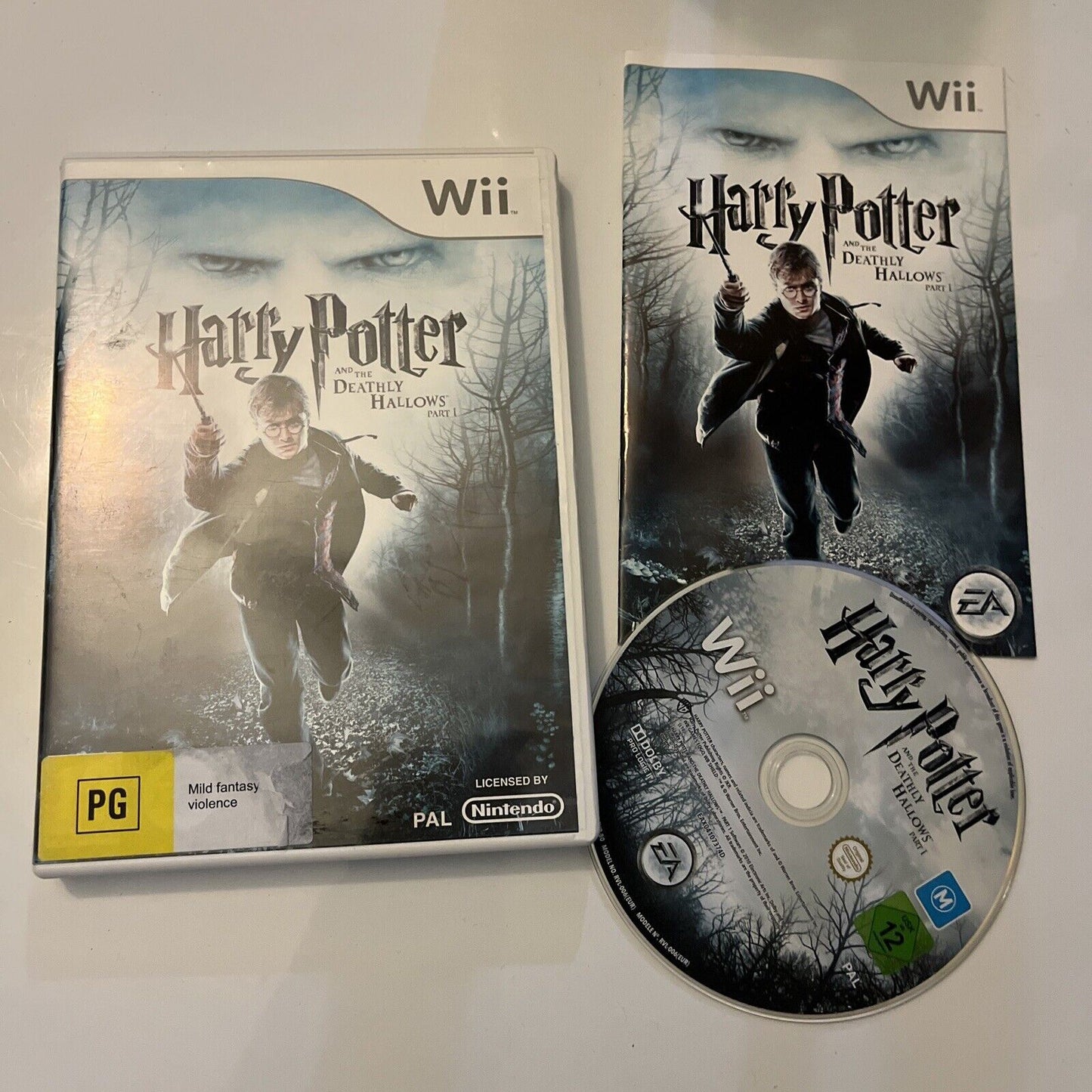 Harry Potter and the Deathly Hallows Part 1 Nintendo Wii With Manual PAL