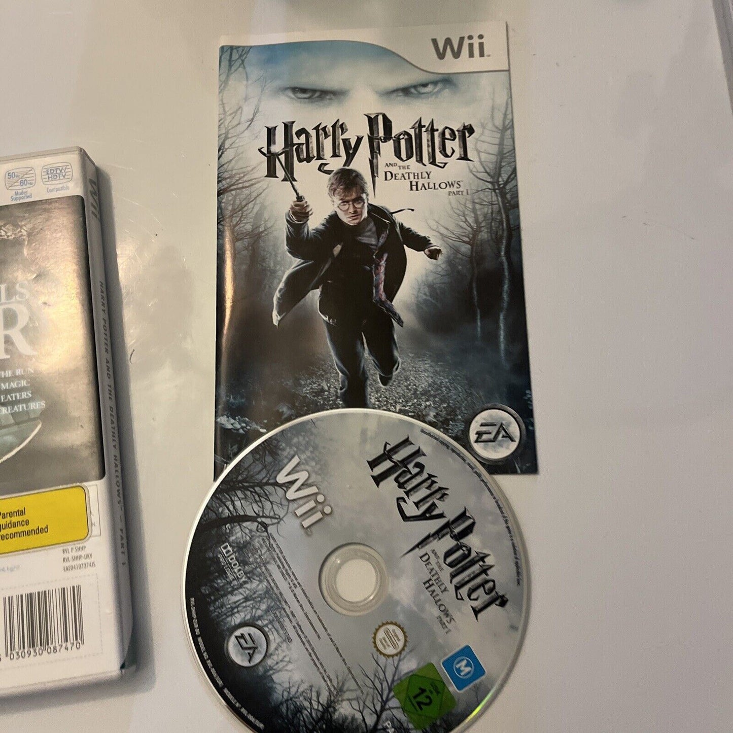 Harry Potter and the Deathly Hallows Part 1 Nintendo Wii With Manual PAL