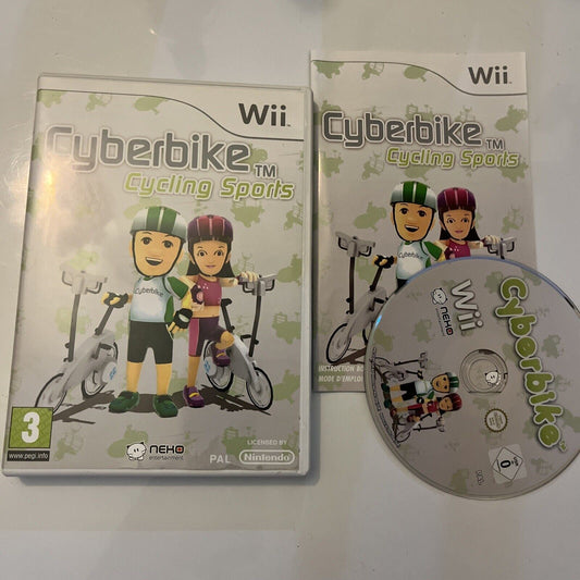 Cyberbike Cycling Sports (Nintendo Wii, 2006) With Manual PAL