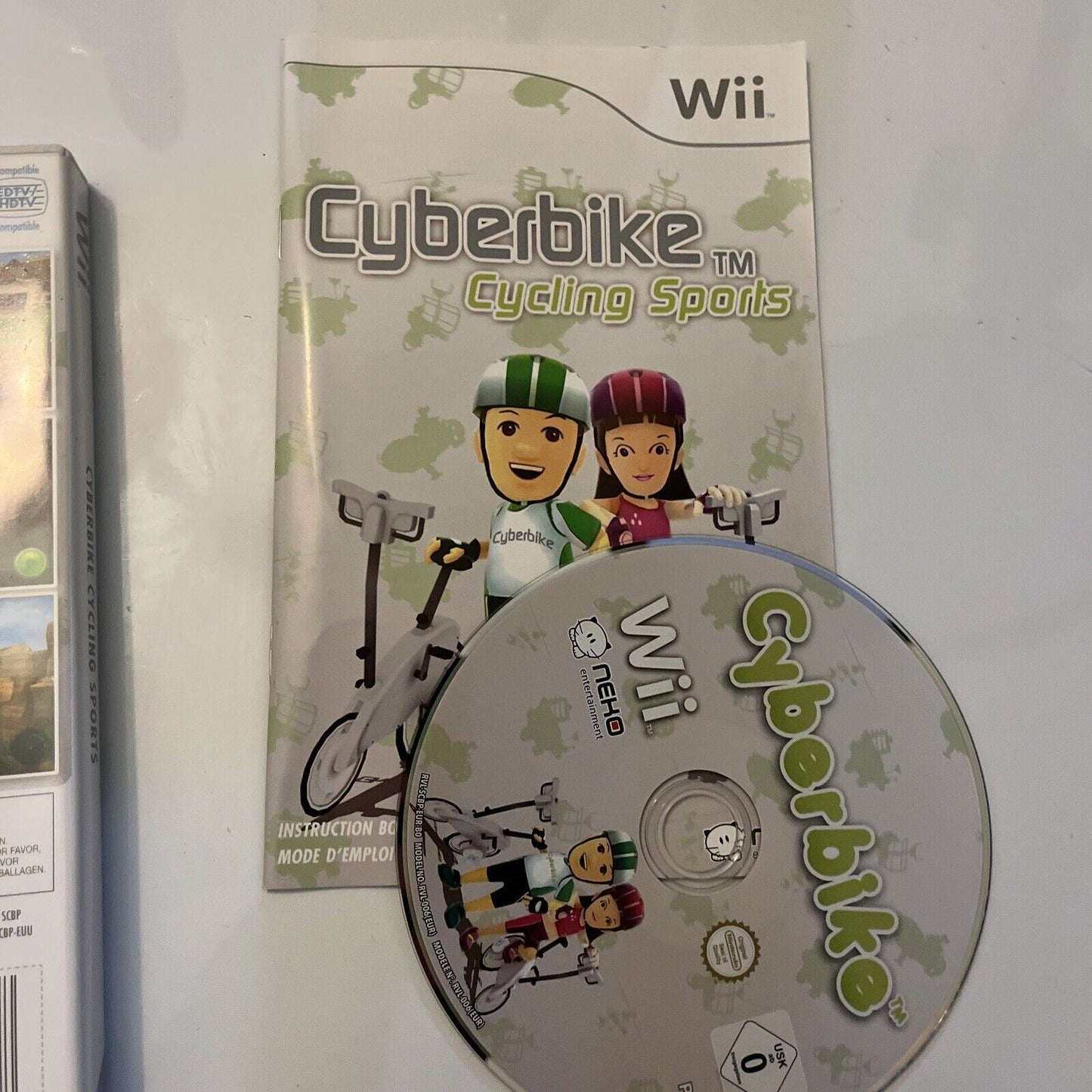 Cyberbike Cycling Sports (Nintendo Wii, 2006) With Manual PAL