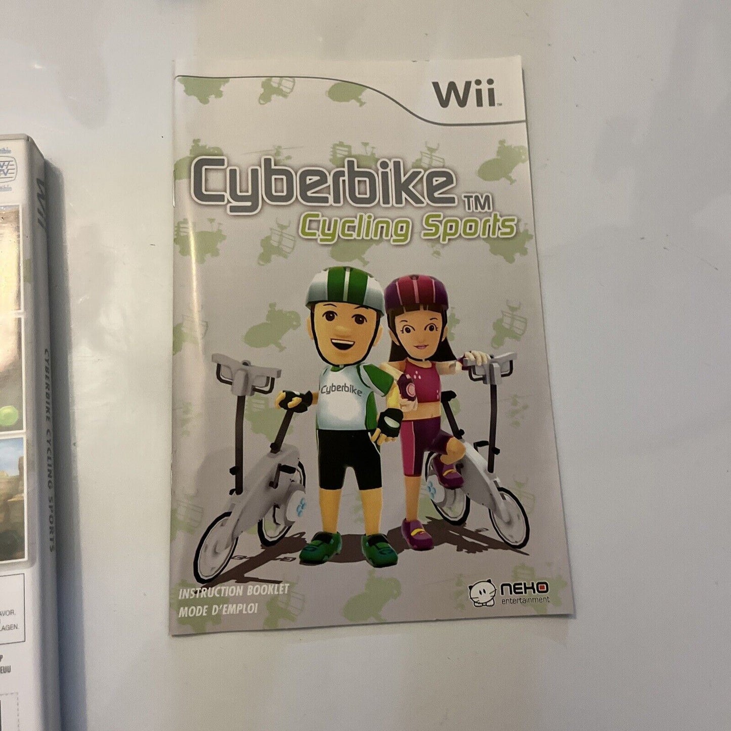 Cyberbike Cycling Sports (Nintendo Wii, 2006) With Manual PAL