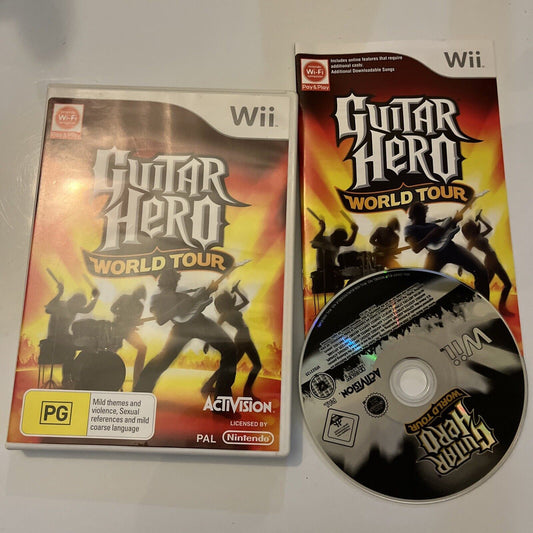 Guitar Hero: World Tour - Nintendo Wii Game - With Manual PAL