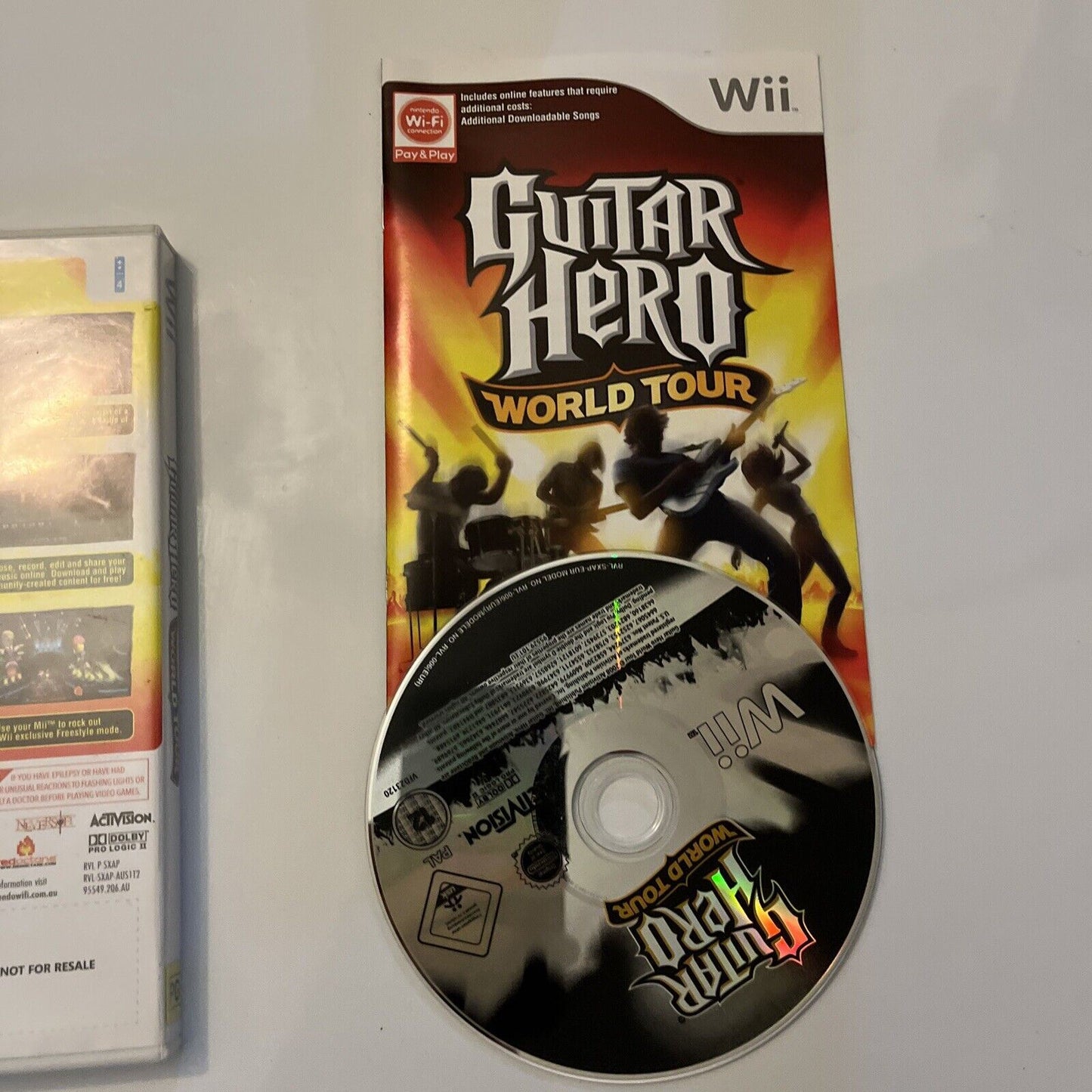 Guitar Hero: World Tour - Nintendo Wii Game - With Manual PAL