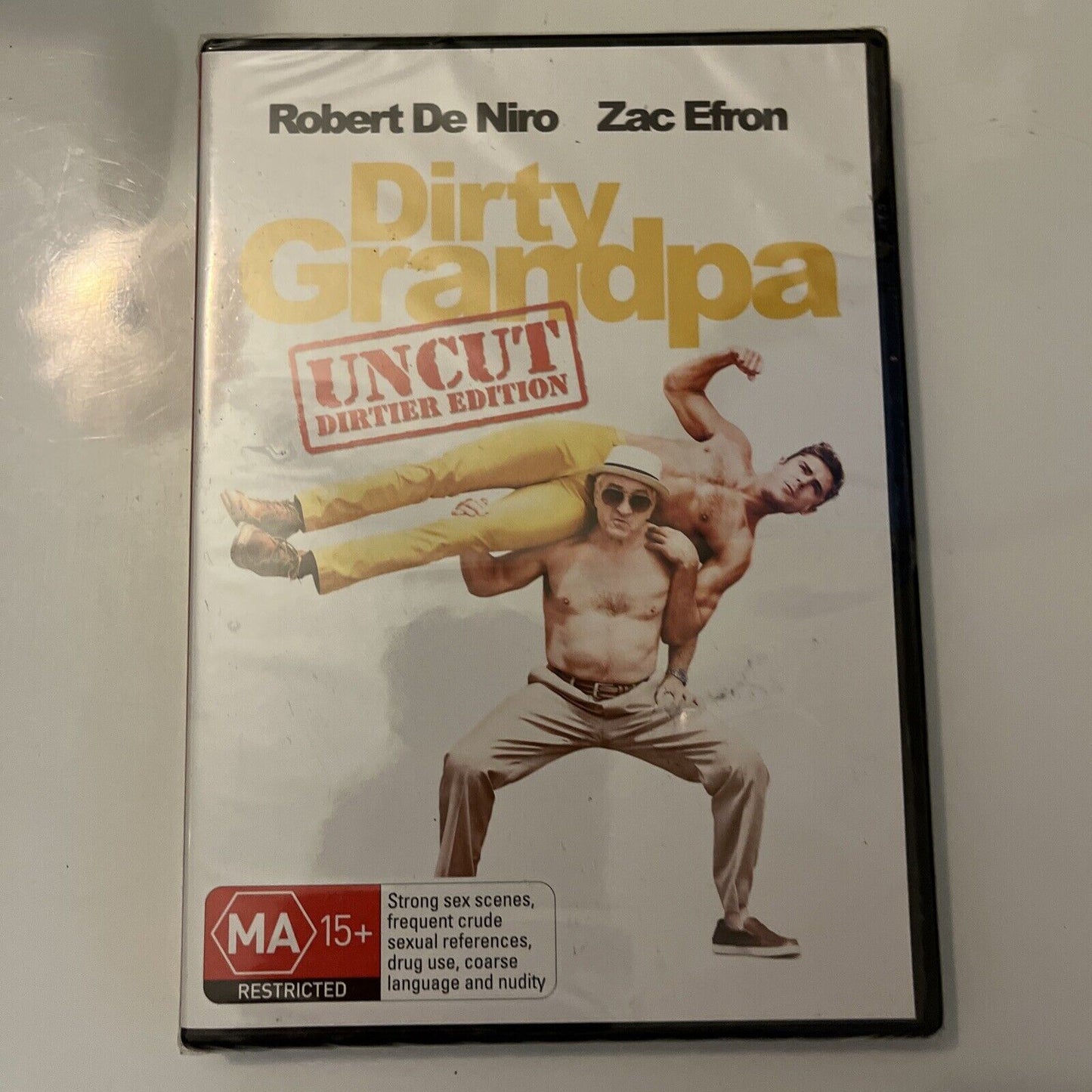 *New Sealed* Dirty Grandpa - Uncut Dirtier Edition (DVD, 2016) Region 4