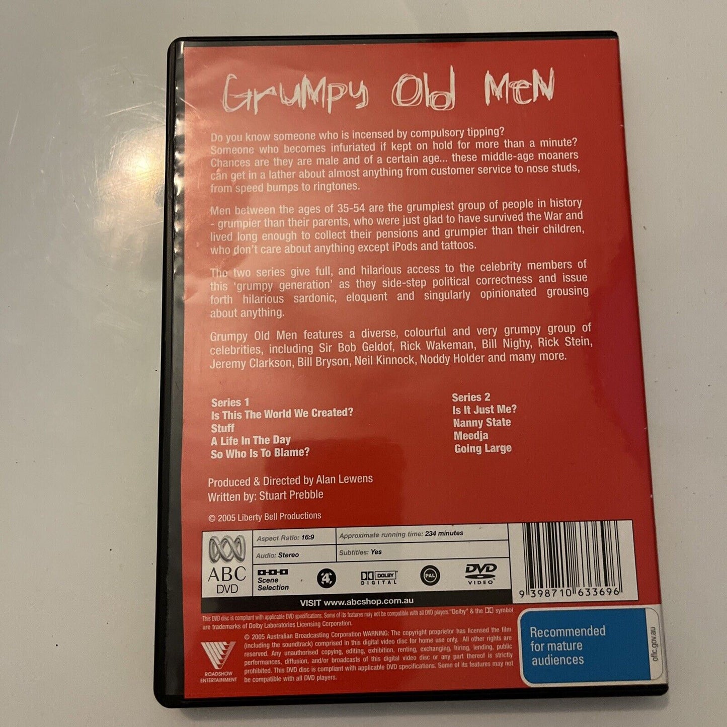 Grumpy Old Men : Series 1-2 (DVD, 2003) Region 4