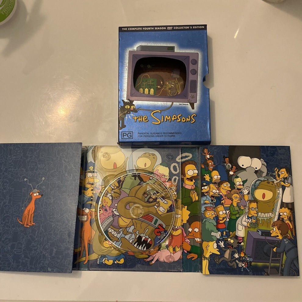 The Simpsons - Complete Season 4 (DVD, 1993, 4-Disc) Region 4 – Retro Unit