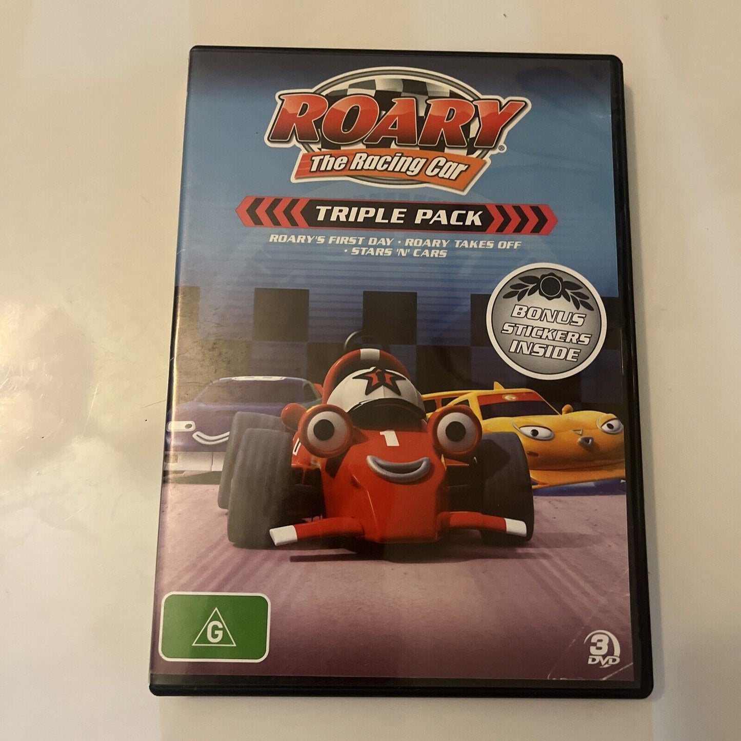 Roary The Racing Car Roary's First Day/Roary Takes Off/Stars 'N' Cars DVD