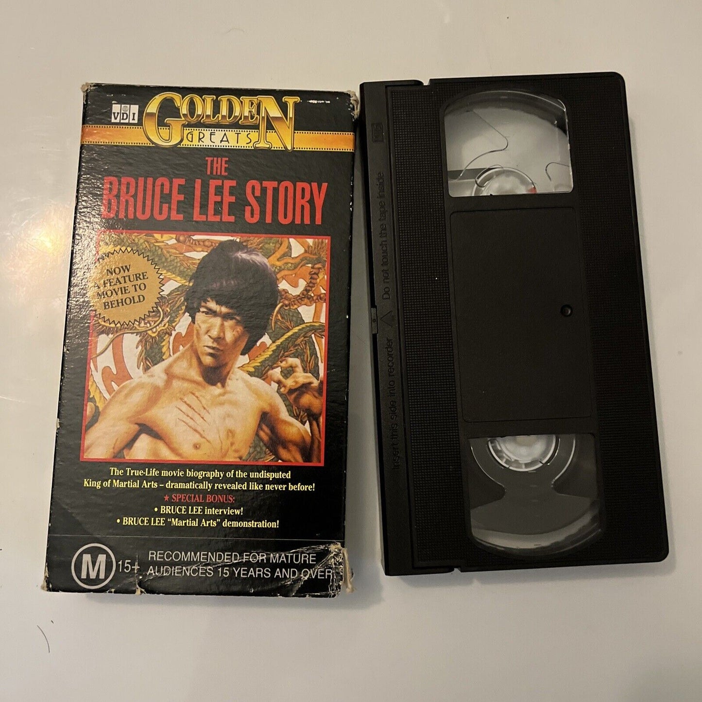 The Bruce Lee Story (VHS, 1989) Bruce Li  PAL