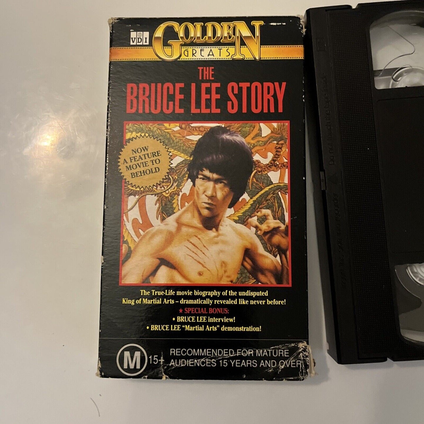 The Bruce Lee Story (VHS, 1989) Bruce Li  PAL