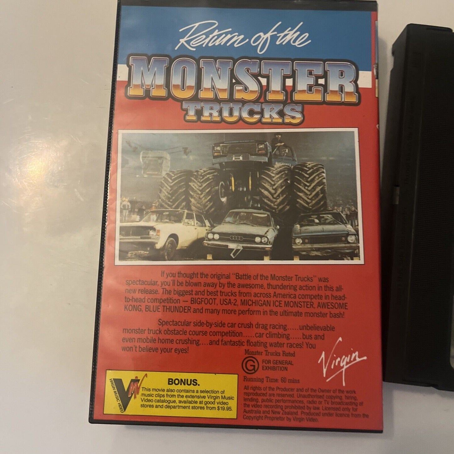 Return of the Monster Trucks (VHS) PAL