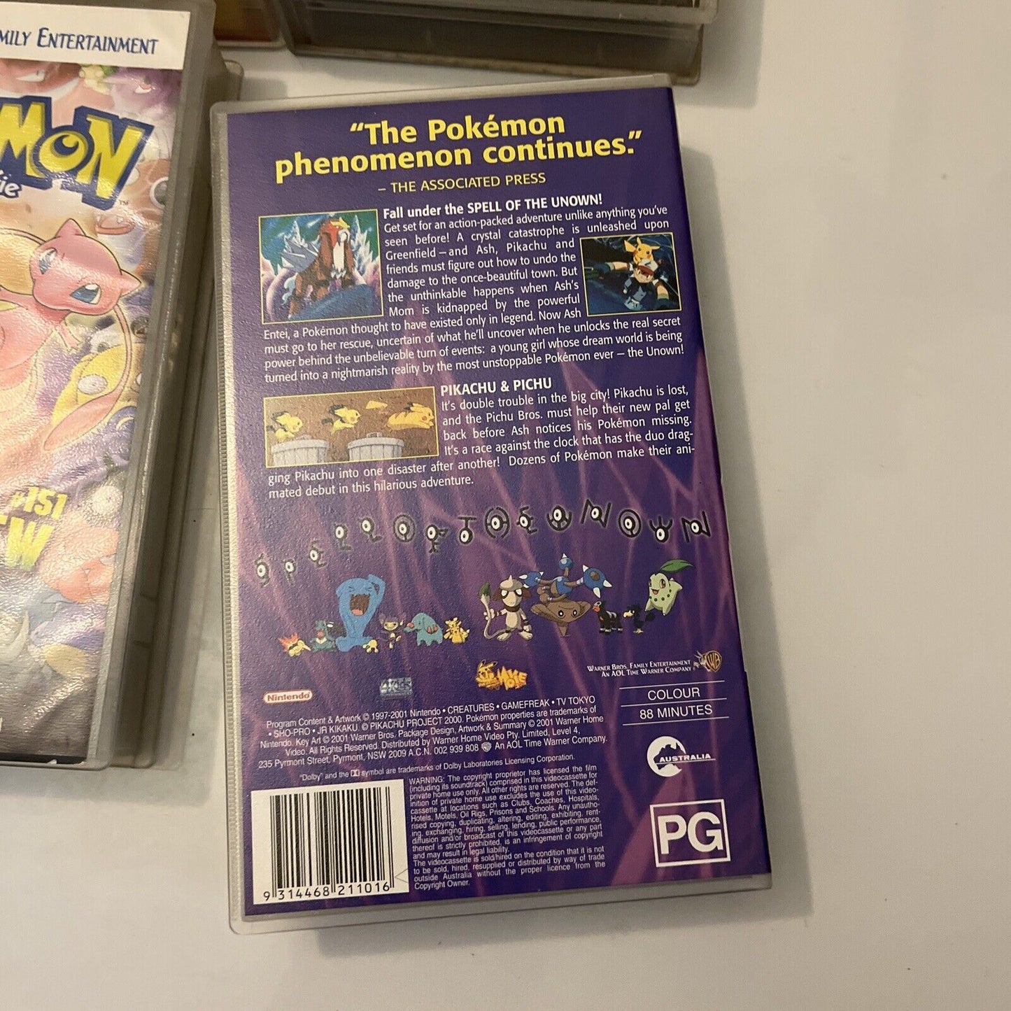 Pokemon 3 / Pokemon Thunder Shock! / Pokemon The First Movie (VHS) PAL