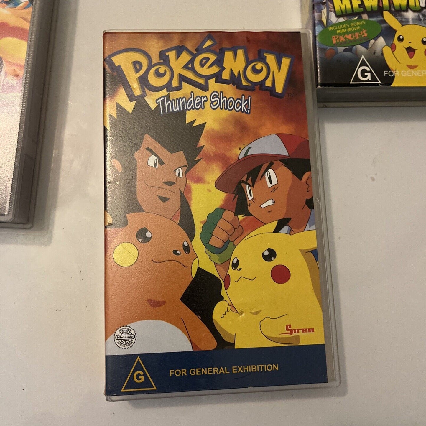 Pokemon 3 / Pokemon Thunder Shock! / Pokemon The First Movie (VHS) PAL